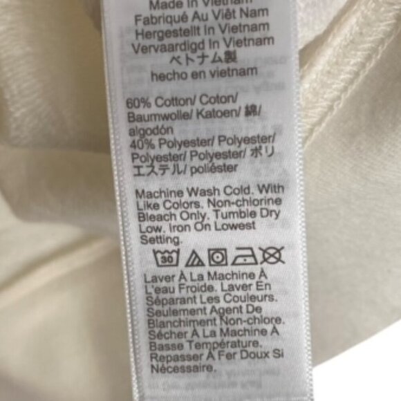 J. Crew Lace Up Hoodie in Ivory Medium - Picture 4 of 4